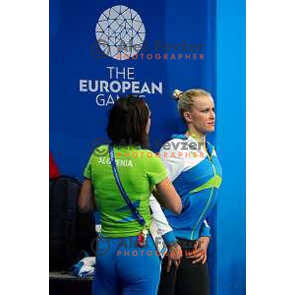 Adela Sajn of Slovenia during Women\'s Artistic Gymanstics at 2nd European Games, Minsk, Belarus on June 22, 2019