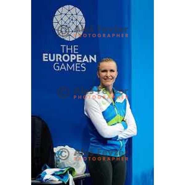 Adela Sajn of Slovenia during Women\'s Artistic Gymanstics at 2nd European Games, Minsk, Belarus on June 22, 2019