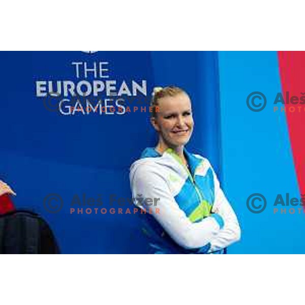 Adela Sajn of Slovenia during Women\'s Artistic Gymanstics at 2nd European Games, Minsk, Belarus on June 22, 2019