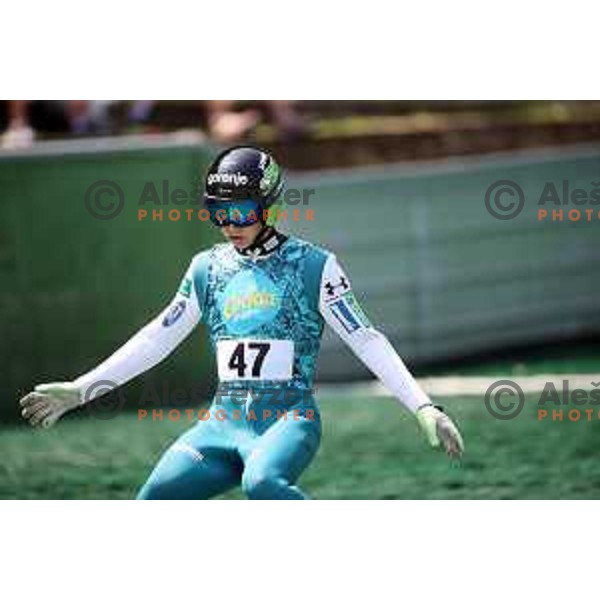 Tilen Bartol at Ski jumping Continental Cup, Kranj on July 6, 2019