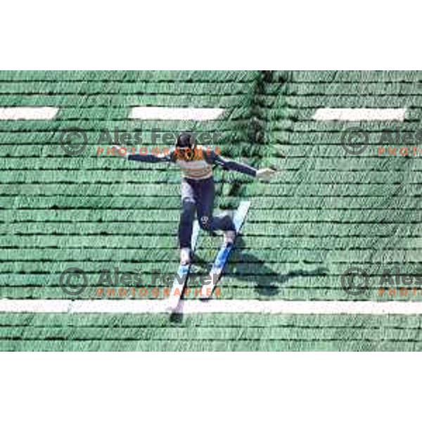 Timi Zajc (SLO) , second placed at Ski jumping Continental Cup, Kranj on July 6, 2019