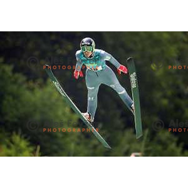 Rok Justin at Ski jumping Continental Cup, Kranj on July 6, 2019
