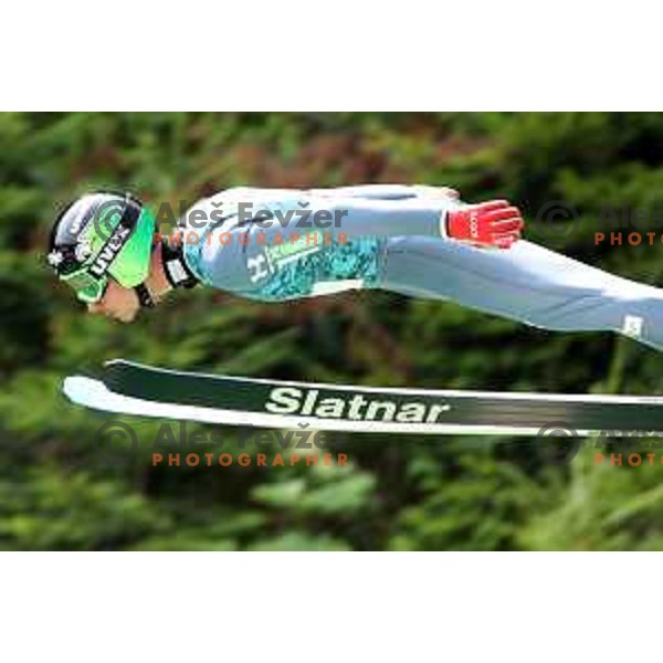 Rok Justin at Ski jumping Continental Cup, Kranj on July 6, 2019