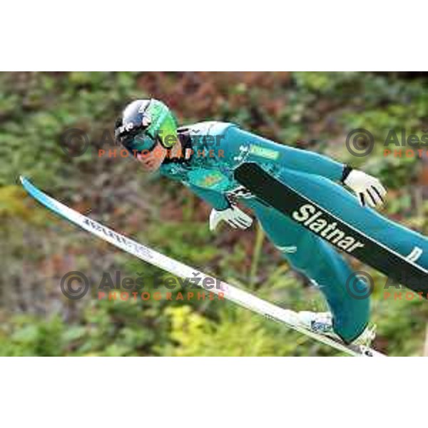 Domen Prevc at Ski jumping Continental Cup, Kranj on July 6, 2019