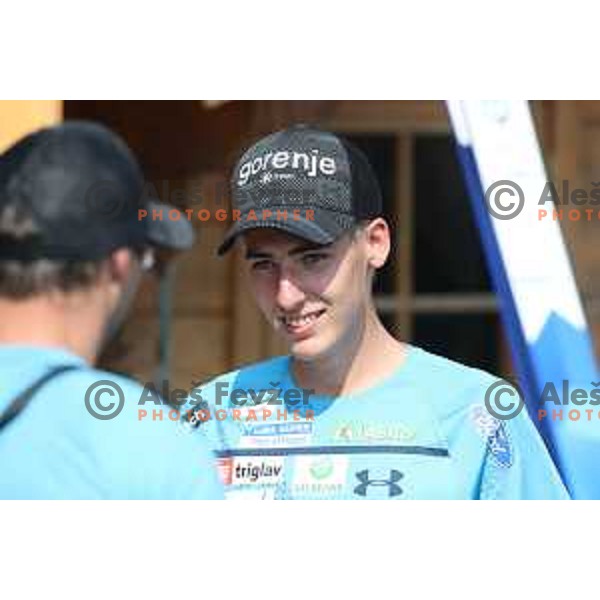 Timi Zajc (SLO),second placed at Ski jumping Continental Cup, Kranj on July 6, 2019