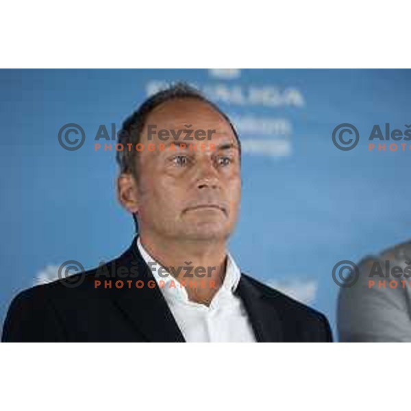 Darko Milanic at Press conference with all coaches before start of Prva liga Telekom Slovenije season 2019/2020 in NNC Brdo, Slovenia on July 8, 2019