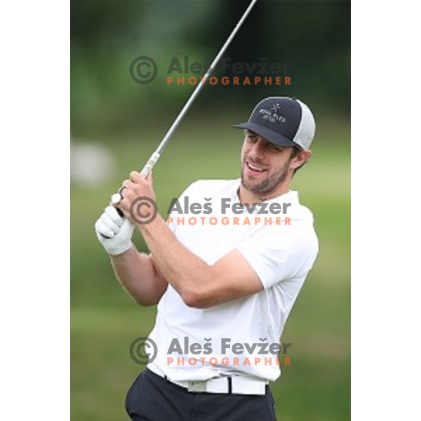 Anze Kopitar, captain of LA Kings and double Stanley Cup Champion at Royal Bled golf estate in Slovenia on July 9, 2019