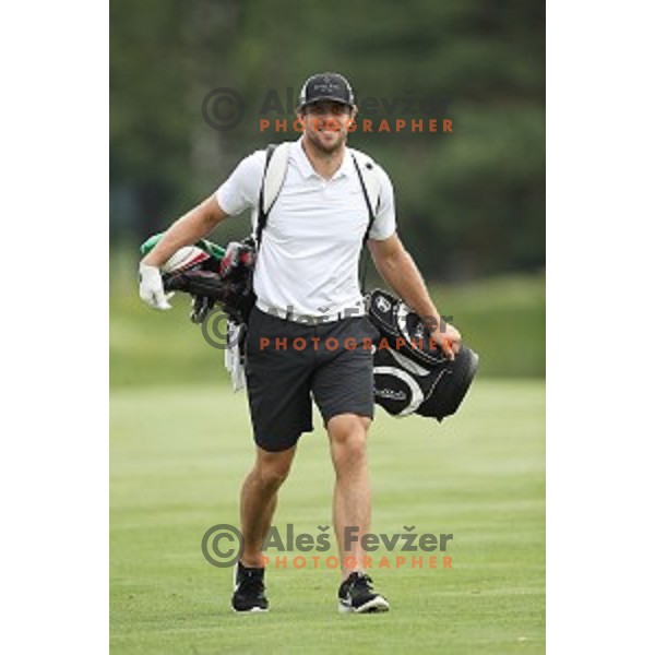 Anze Kopitar, captain of LA Kings and double Stanley Cup Champion at Royal Bled golf estate in Slovenia on July 9, 2019
