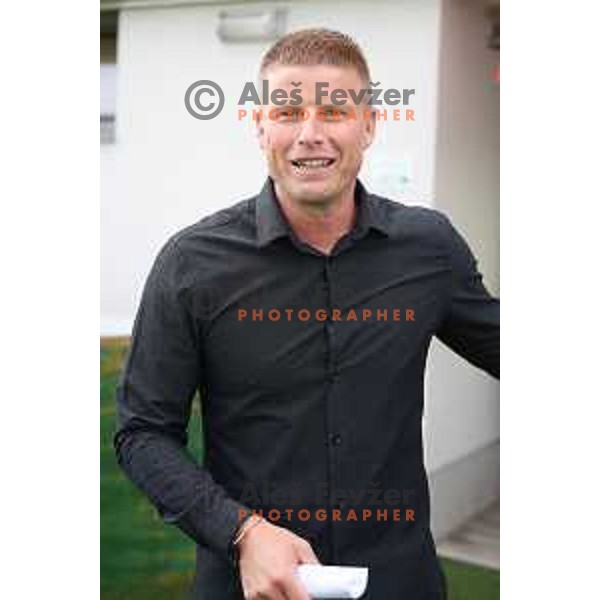 Andrej Razdrh during Prva Liga Telekom Slovenije 2019/2020 football match between Tabor Cherry Box 24 and Aluminij in Sezana, Slovenia on July 13, 2019