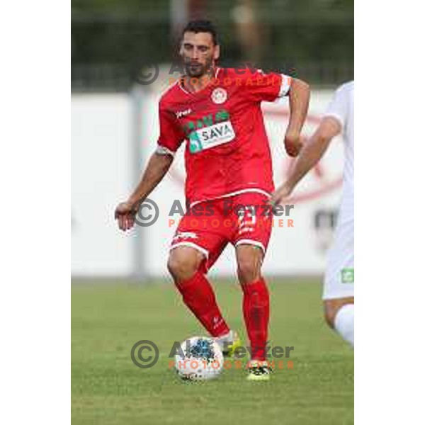 action during Prva Liga Telekom Slovenije 2019/2020 football match between Tabor Cherry Box 24 and Aluminij in Sezana, Slovenia on July 13, 2019