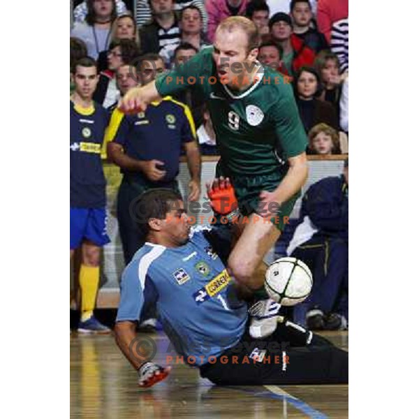 Rajko Ursic at friendly futsal match Slovenia-Brasil in Hala Tivoli, Ljubljana, Slovenia on 21.2.2008. Brasil won 6:3 (5:1) in front of 4000 spectators. 