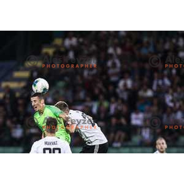 in action during UEFA Europa League qualifiers football match between Mura and Maccabi Haifa in Fazanerija, Murska Sobota, Slovenia on July 18, 20219