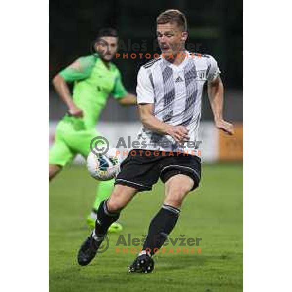 Jon Sporn in action during UEFA Europa League qualifiers football match between Mura and Maccabi Haifa in Fazanerija, Murska Sobota, Slovenia on July 18, 20219