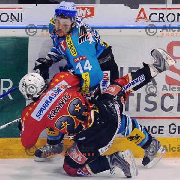 Ales Kranjc at fourth game of EBEL quater final , Jesenice - Linz 
