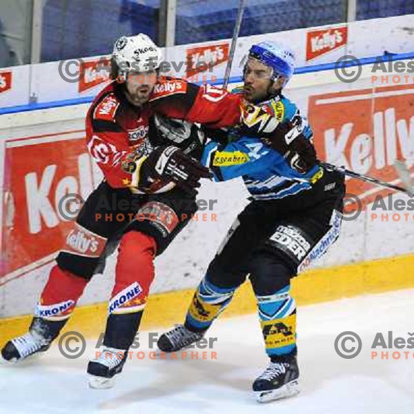 Jaroslav Nedved at fourth game of EBEL quater final , Jesenice - Linz 