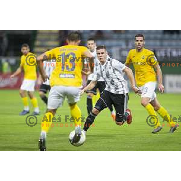 in action during Prva liga Telekom Slovenije 2019/20 football match between Mura and Bravo in Fazanerija, Murska Sobota, Slovenia on July 21, 2019