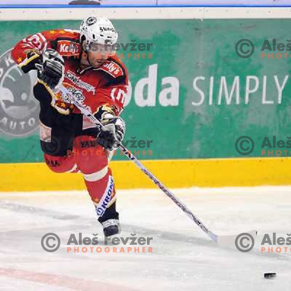 Conny Stomberg at fourth game of EBEL quater final , Jesenice - Linz 