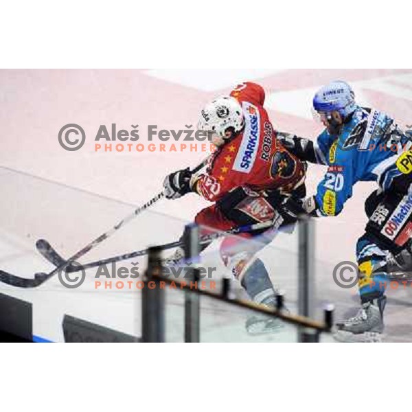 Mitja Robar at fourth game of EBEL quater final , Jesenice - Linz 