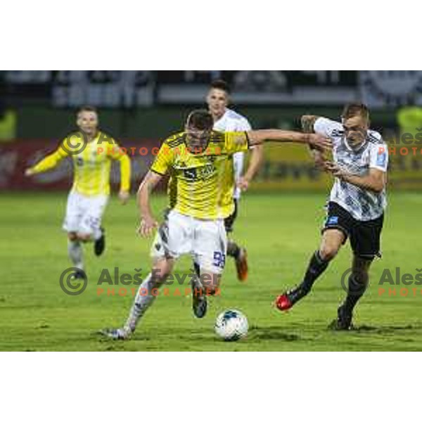 in action during Prva liga Telekom Slovenije 2019/20 football match between Mura and Maribor in Fazanerija, Murska Sobota, Slovenia on August 3, 2019