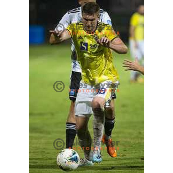 in action during Prva liga Telekom Slovenije 2019/20 football match between Mura and Maribor in Fazanerija, Murska Sobota, Slovenia on August 3, 2019