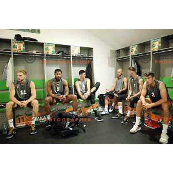 during practice of KK Cedevita Olimpija in Stozice hall before start of 2019/2020 basketball season in Ljubljana, Slovenia in August 7, 2019