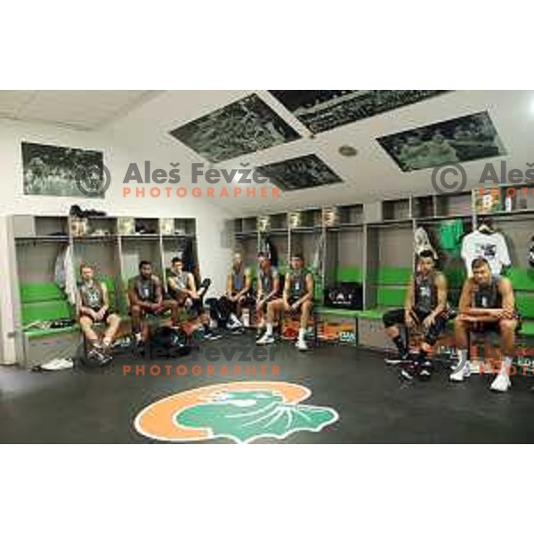 during practice of KK Cedevita Olimpija in Stozice hall before start of 2019/2020 basketball season in Ljubljana, Slovenia in August 7, 2019