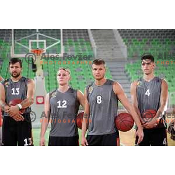 Edo Muric during practice of KK Cedevita Olimpija in Stozice hall before start of 2019/2020 basketball season in Ljubljana, Slovenia in August 7, 2019
