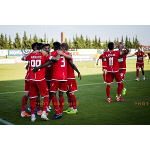 Aluminij in action during Prva liga Telekom Slovenije football match between Bravo and Aluminij, ZAK stadium, Ljubljana, Slovenia on August 09, 2019