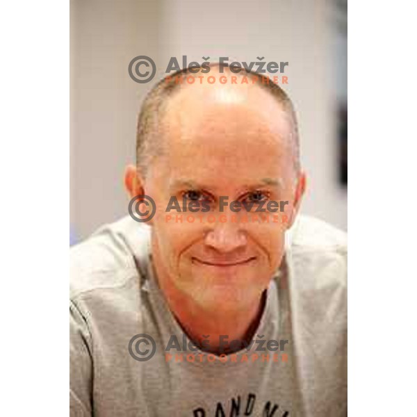 Marko Dolenc at Slovenia Biathlon General Assembly in Ljubljana, Slovenia on August 23, 2019