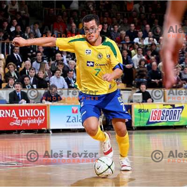 Vinicius at friendly futsal match Slovenia-Brasil in Hala Tivoli, Ljubljana, Slovenia on 21.2.2008. Brasil won 6:3 (5:1) in front of 4000 spectators. 