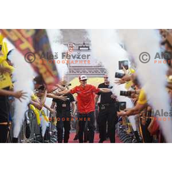 Tim Gajser at the reception ceremony in Trg Svobode, Maribor, Slovenia on August 27, 2019