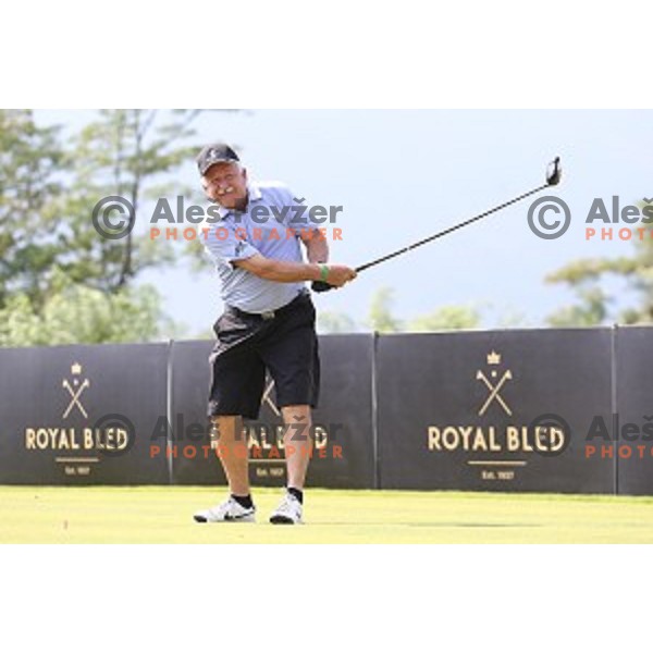 Drago Banovic during 9.Rdeca Zoga Anze Kopitar Charity Trophy at Royal Bled golf course, Slovenia on August 31, 2019