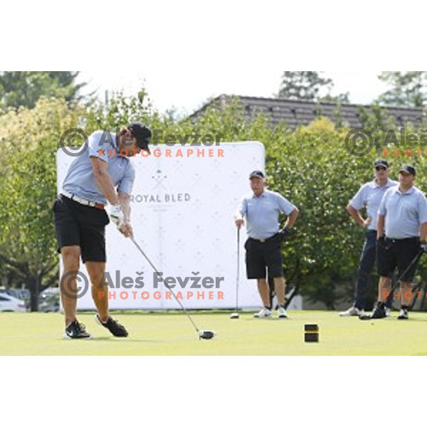 Anze Kopitar during 9.Rdeca Zoga- Anze Kopitar Charity Trophy at Royal Bled golf course, Slovenia on August 31, 2019