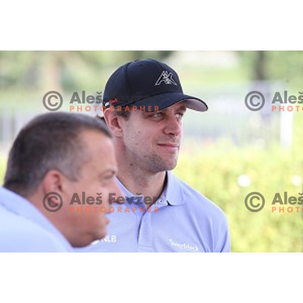 Anze Kopitar during 9.Rdeca Zoga- Anze Kopitar Charity Trophy at Royal Bled golf course, Slovenia on August 31, 2019