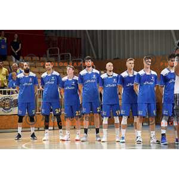 action during Slovenian Super Cup basketball match between Koper Primorska and Hopsi Polzela in Podcetrtek Sports Hall, Slovenia on September 17, 2019