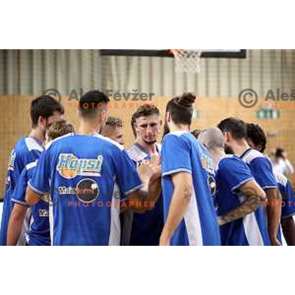 action during Slovenian Super Cup basketball match between Koper Primorska and Hopsi Polzela in Podcetrtek Sports Hall, Slovenia on September 17, 2019