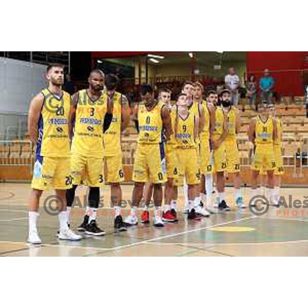 action during Slovenian Super Cup basketball match between Koper Primorska and Hopsi Polzela in Podcetrtek Sports Hall, Slovenia on September 17, 2019