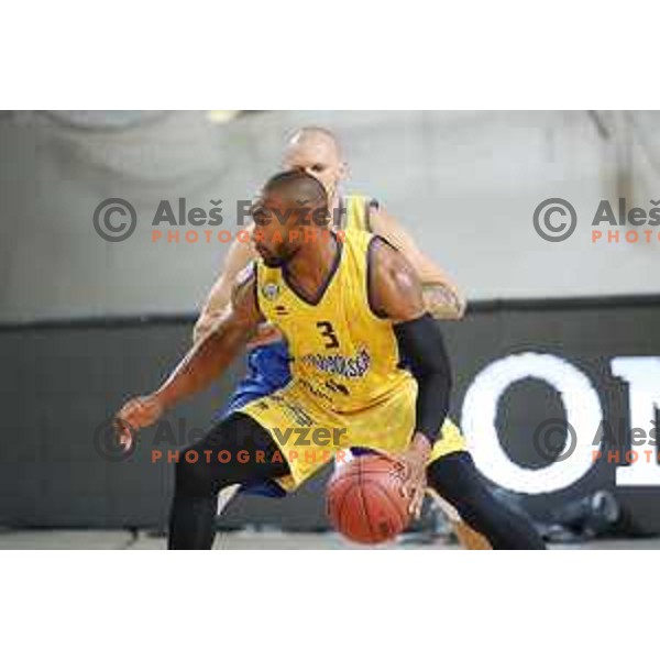 Lance Harris, MVP of Slovenian Super Cup basketball match between Koper Primorska and Hopsi Polzela in Podcetrtek Sports Hall, Slovenia on September 17, 2019