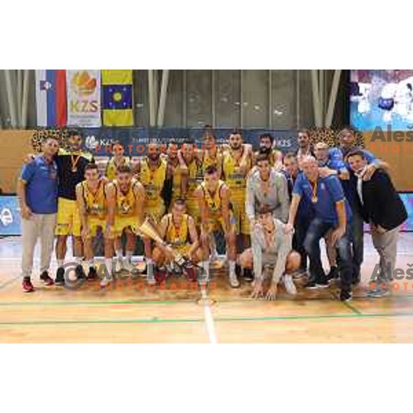 Lance Harris, MVP of Slovenian Super Cup basketball match between Koper Primorska and Hopsi Polzela in Podcetrtek Sports Hall, Slovenia on September 17, 2019