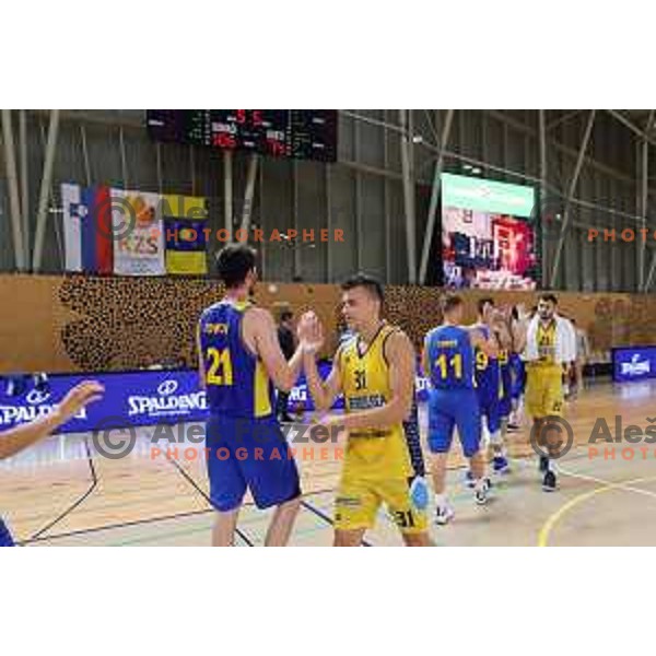 action during Slovenian Super Cup basketball match between Koper Primorska and Hopsi Polzela in Podcetrtek Sports Hall, Slovenia on September 17, 2019