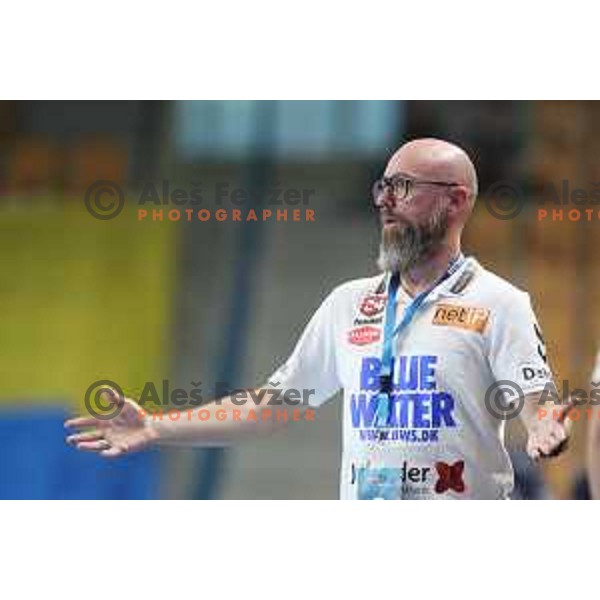 during Velux EHF Champions League 2019/20 handball match between Celje Pivovarna Lasko and Aalborg Handbold in Zlatorog Arena, Celje, Slovenia on September 29, 2019