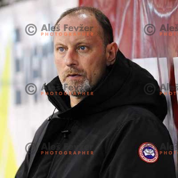 Jim Boney at the second game of EBEL league semi-finals, ZM Olimpija - Blackwings Linz, Tivoli, Ljubljana 