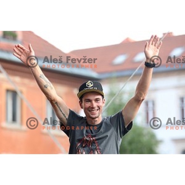 Primoz Roglic at Reception for Slovenian sports heroes, Ljubljana on September 30, 2019
