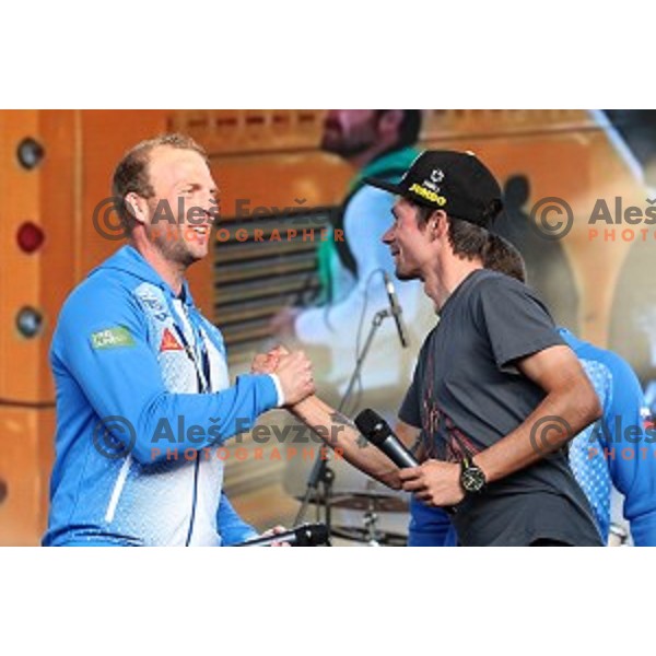 Primoz Roglic at Reception for Slovenian sports heroes, Ljubljana on September 30, 2019