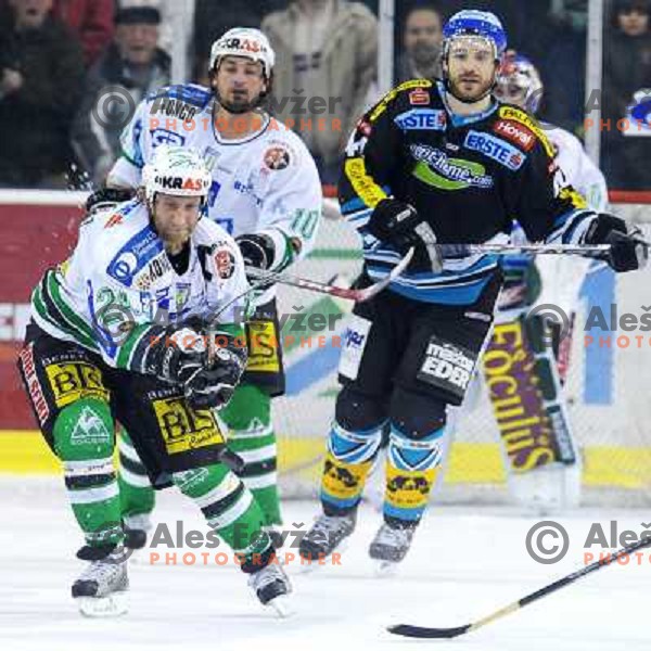 Tomaz Vnuk at the second game of EBEL league semi-finals, ZM Olimpija - Blackwings Linz, Tivoli, Ljubljana 