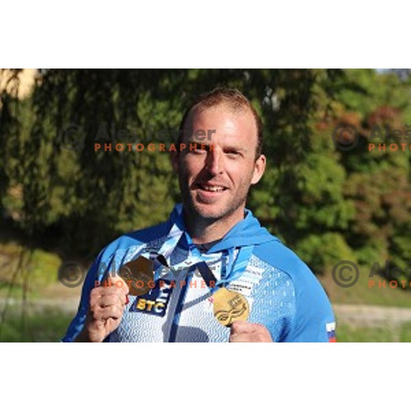 Nejc Znidarcic at Reception for Slovenian sports heroes, Ljubljana on September 30, 2019