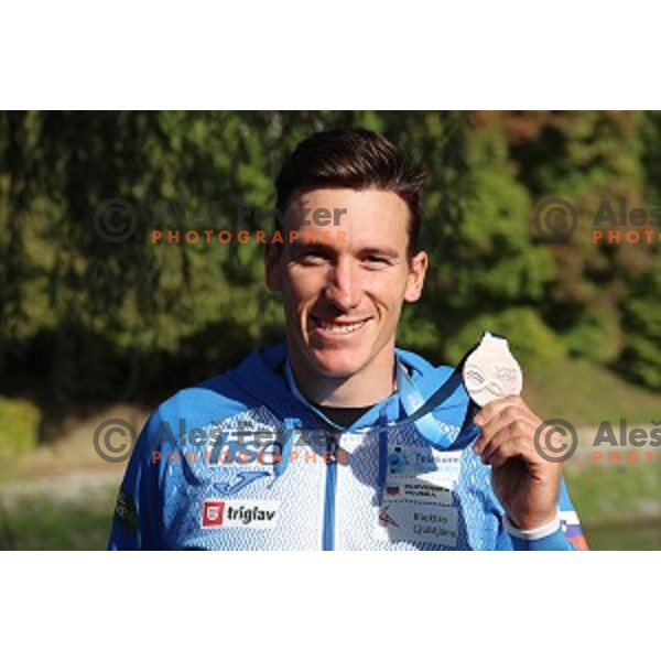 Luka Bozic at Reception for Slovenian sports heroes, Ljubljana on September 30, 2019
