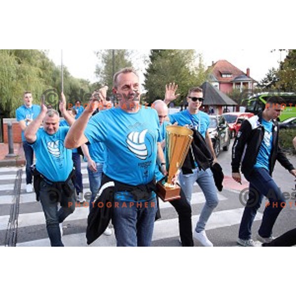 Metod Ropret at Reception for Slovenian sports heroes, Ljubljana on September 30, 2019