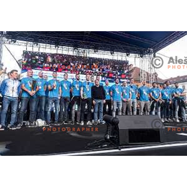 Reception for Slovenian sports heroes, Ljubljana on September 30, 2019