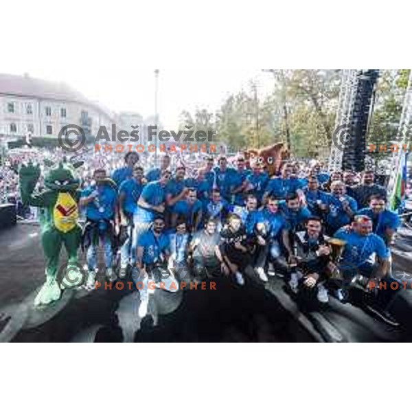 Reception for Slovenian sports heroes, Ljubljana on September 30, 2019